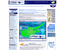 Tablet Screenshot of cyprusworld.eu